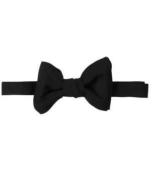 Black Grosgrain Pre Tie Bow Tie