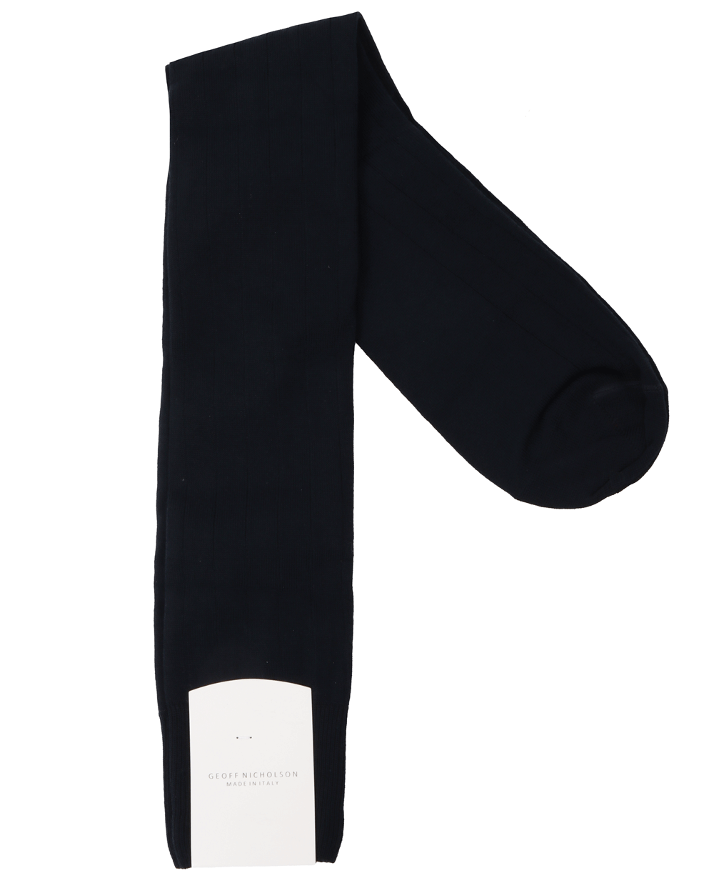 Navy Blue Over The Calf Sock