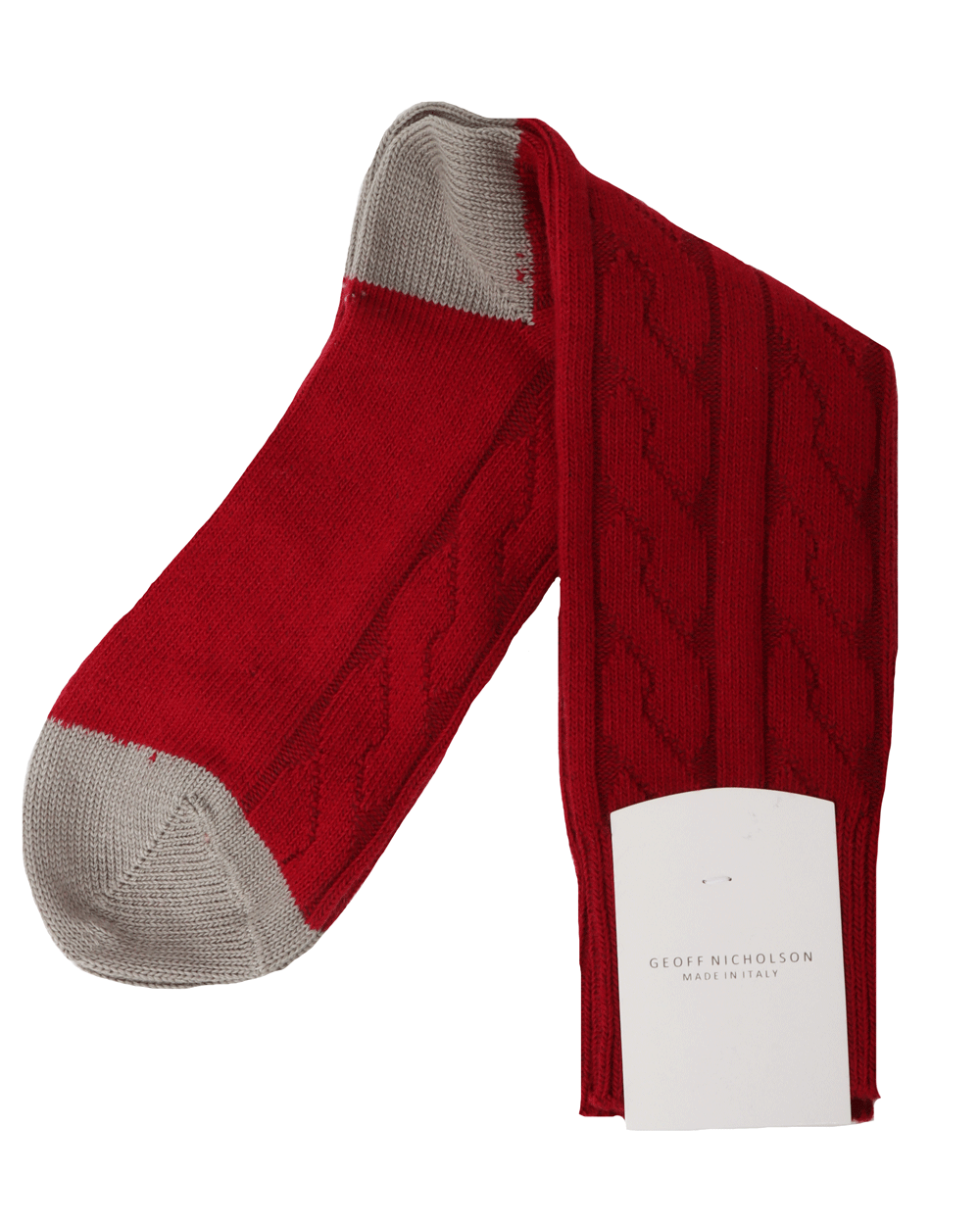 Red Midcalf Socks