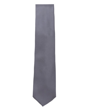 Silver Silk Tie