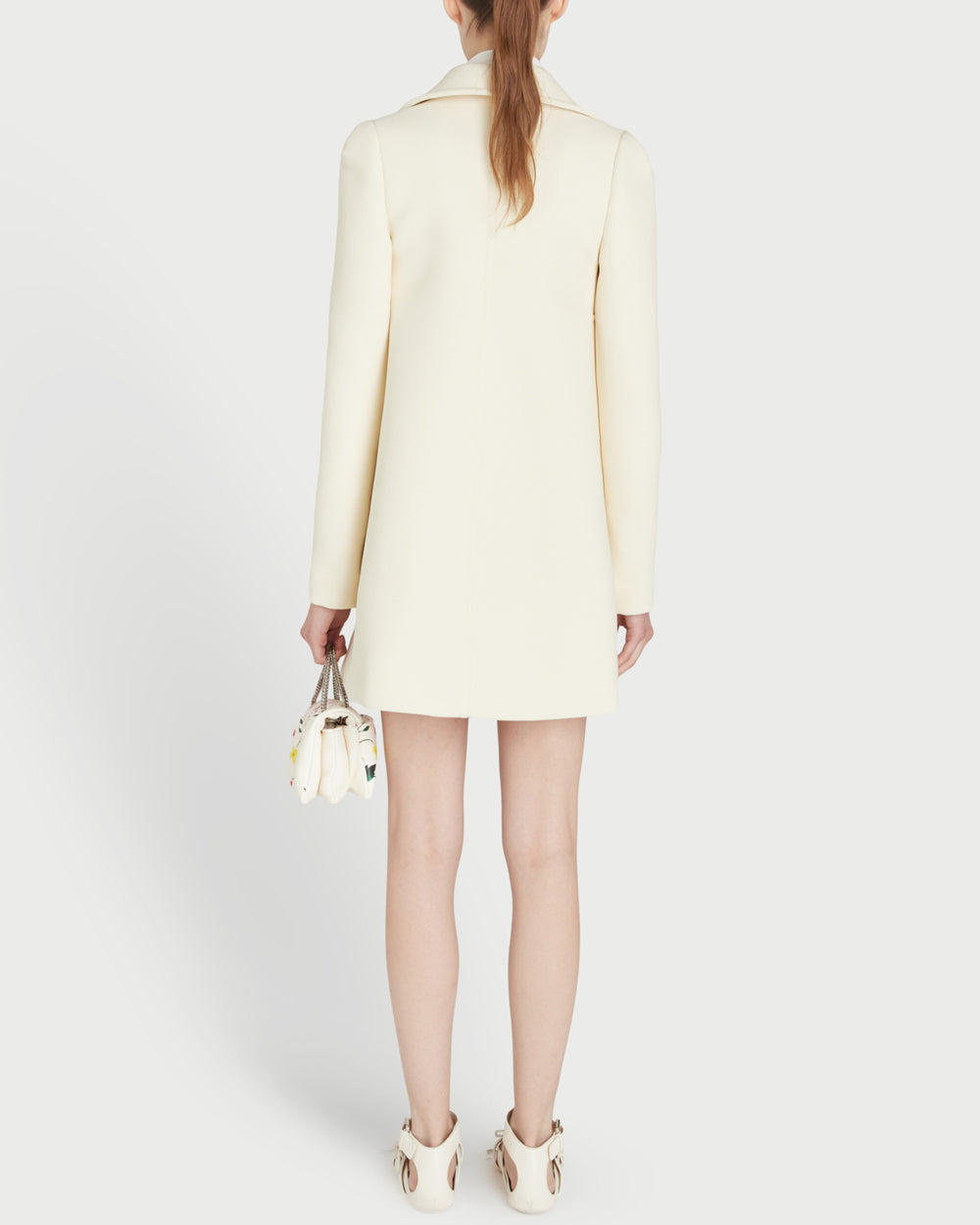 Ivory Gabardine Coat