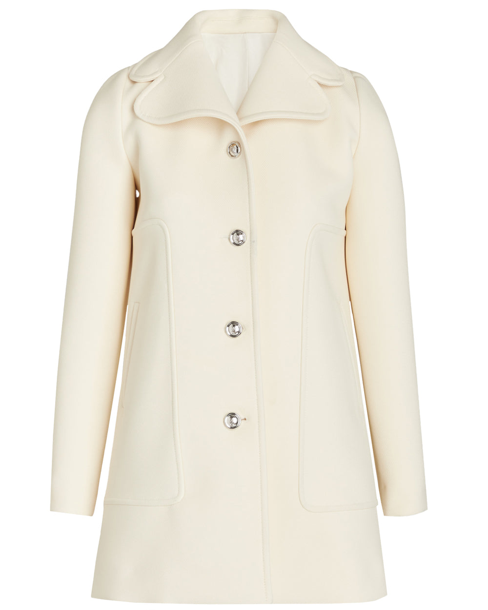 Ivory Gabardine Coat