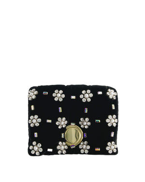 Small Diamond Flower Airbag in Black