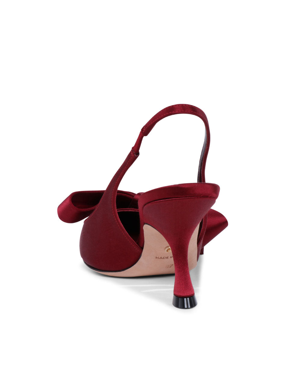 Tista V 75mm Slingback Pump in Ruby