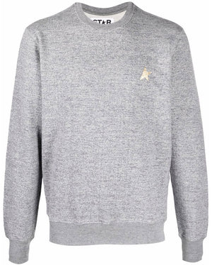 Medium Grey Melange Archibald Crewneck Sweatshirt