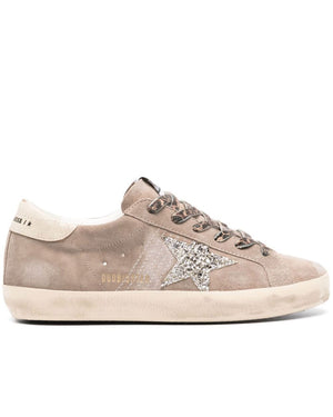 Super-Star Suede Sneaker in Taupe
