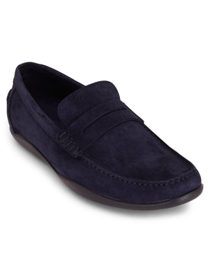 Basel Midnight Suede Penny Loafer
