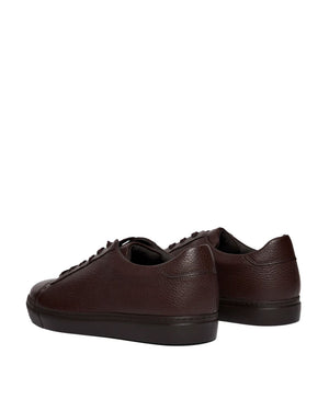 Travis Deerskin Lacep Sneaker in Dark Brown