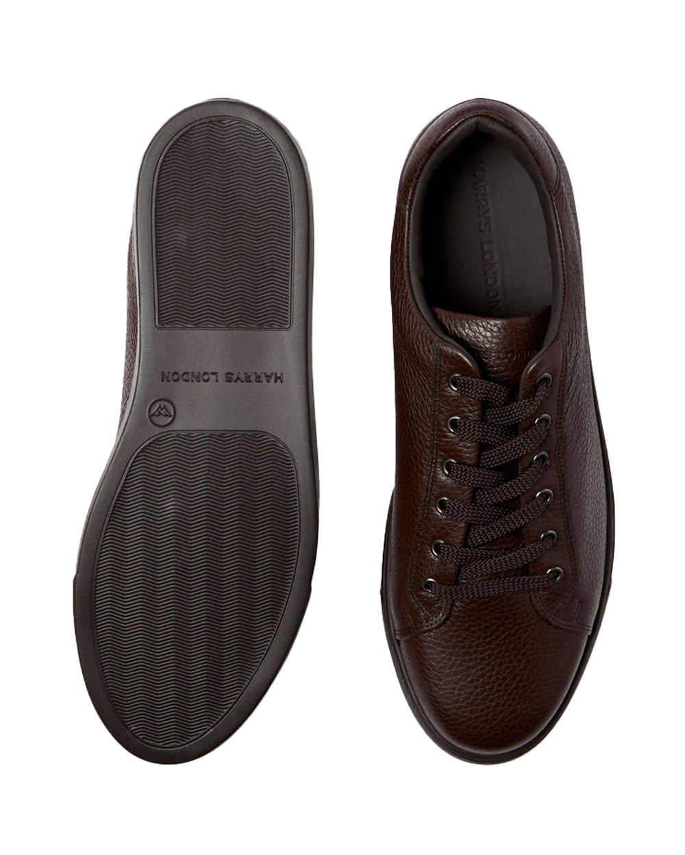 Travis Deerskin Lacep Sneaker in Dark Brown