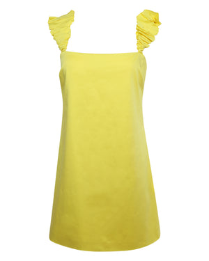Braxton Yellow Mini Dress
