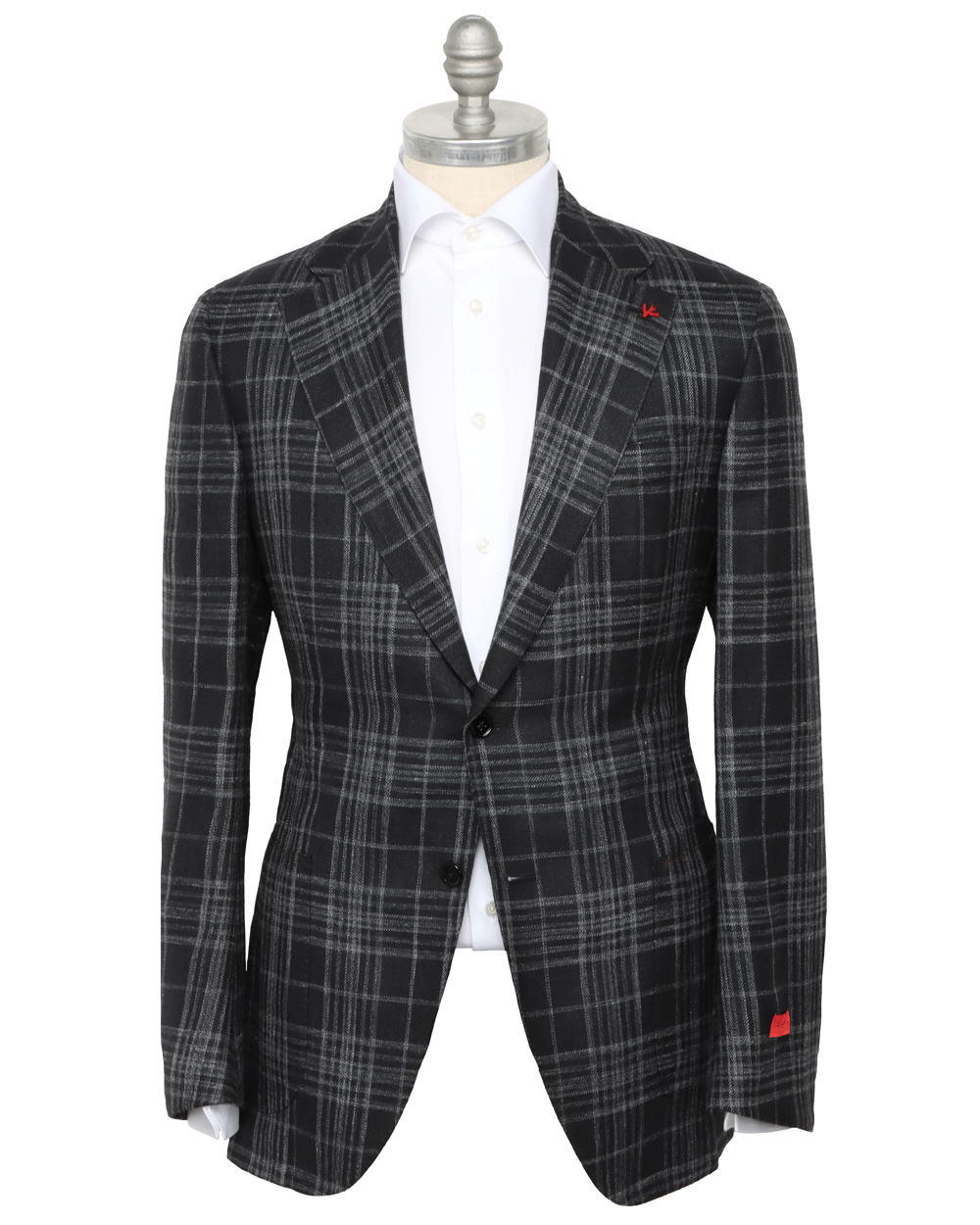 Black and Grey Glen Plaid Sportcoat