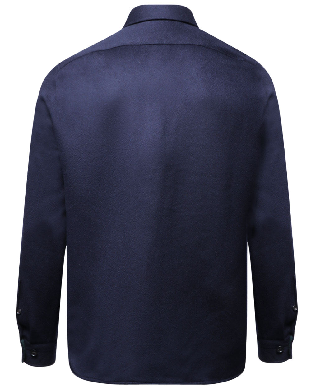 Dark Blue Double Face Overshirt