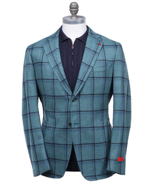 Green and Navy Capri Check Sportcoat