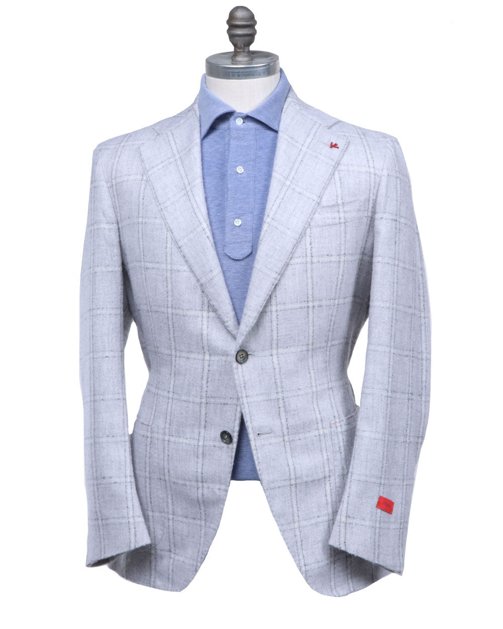 Grey Plaid Sportcoat