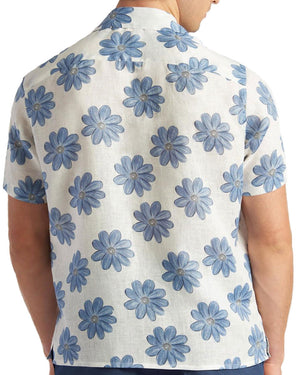 Macro Floral Print Sportshirt