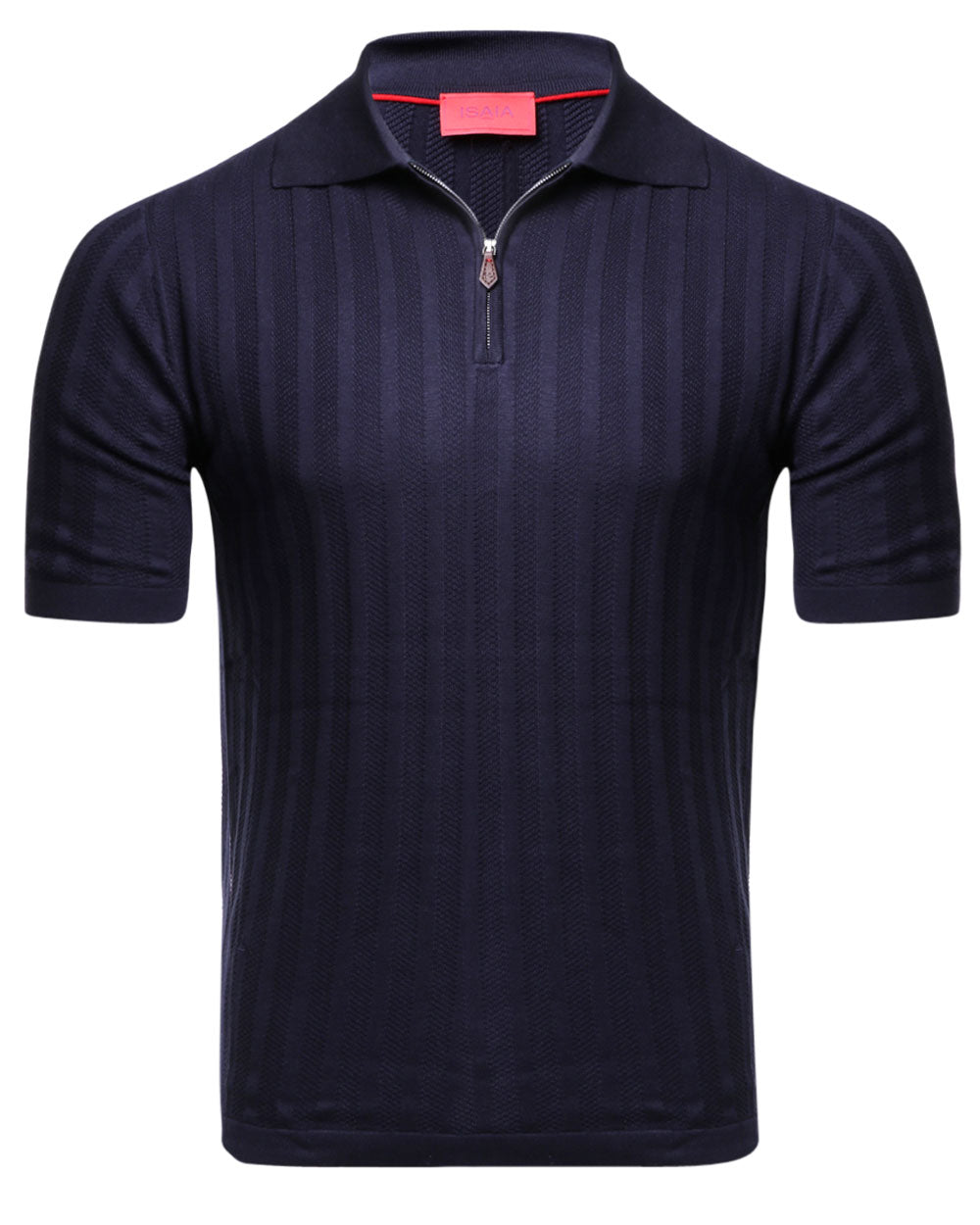 Navy Blue Short Sleeve Polo