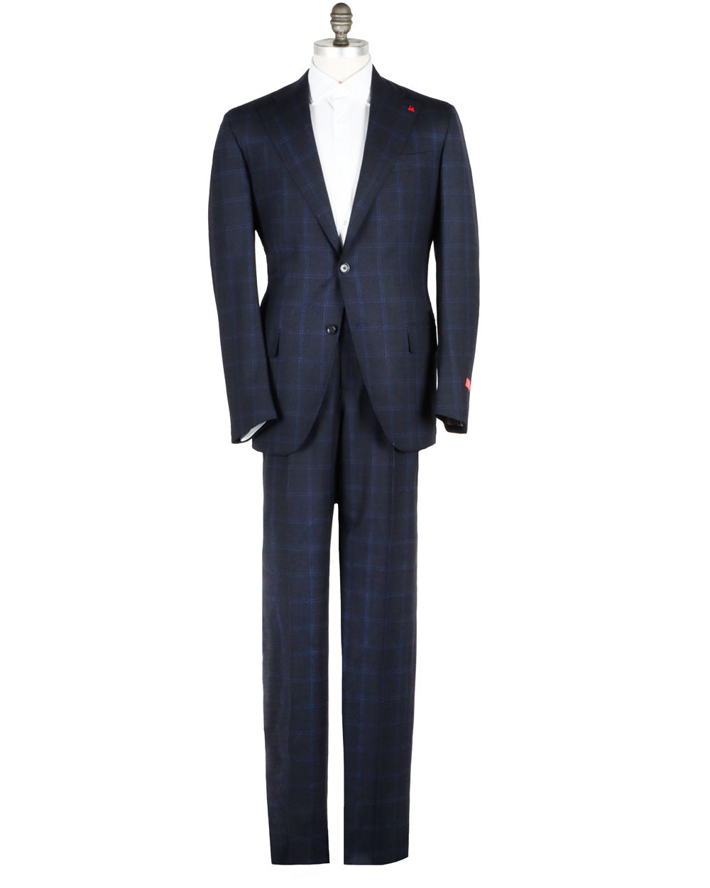 Navy Marechiaro Check Wool Suit