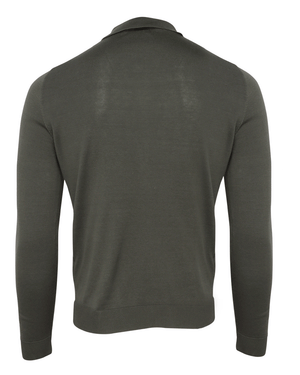 Olive Long Sleeve Polo