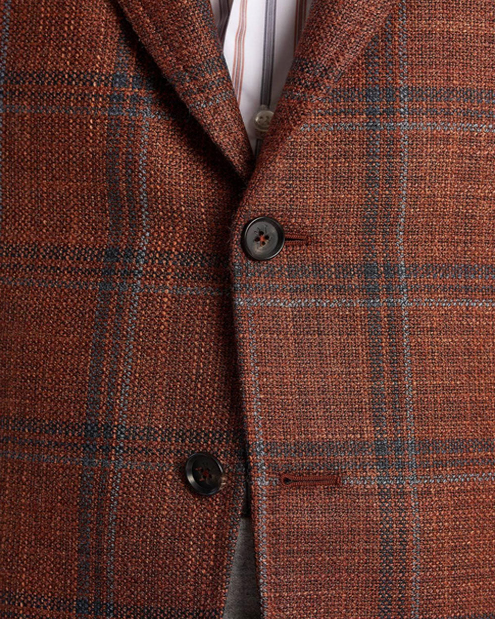 Rust Marechiaro Plaid Sportcoat