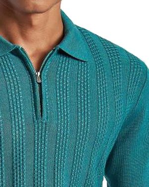 Sage Green Knit Polo