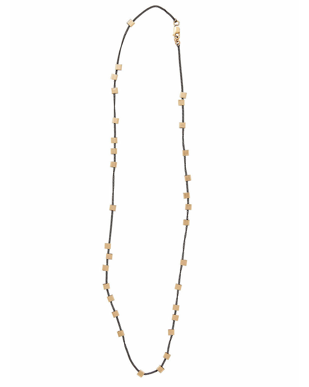 Bertoia Two Tone Station Necklace