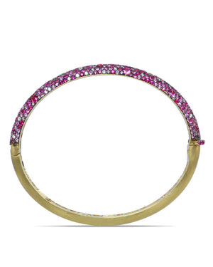Pink Sapphire Hinge Bracelet