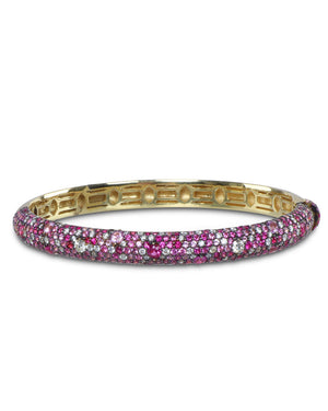 Pink Sapphire Hinge Bracelet