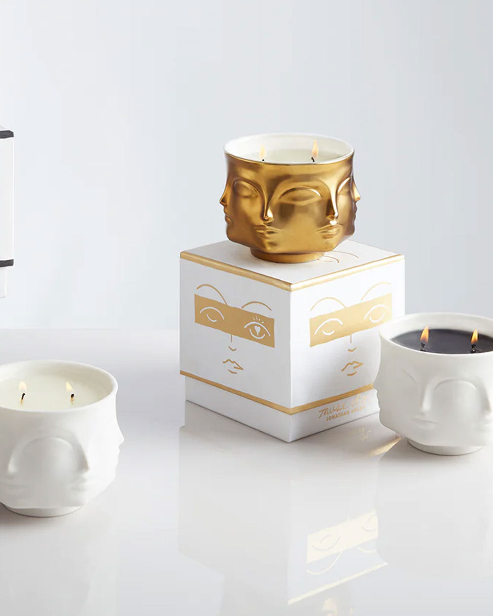 Gold Muse Ceramic Candle