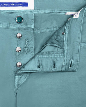5 Pocket Pant in Aqua Green