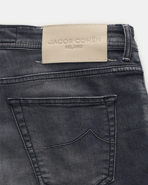 Dark Grey Bard Denim Pants