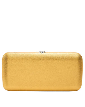 Finley Leather Clutch in Tumeric