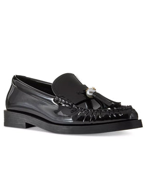 Addie Patent Leather and Pearl Loafer