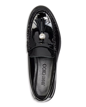 Addie Patent Leather and Pearl Loafer