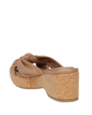 Avenue Cork 50 Wedge in Biscuit