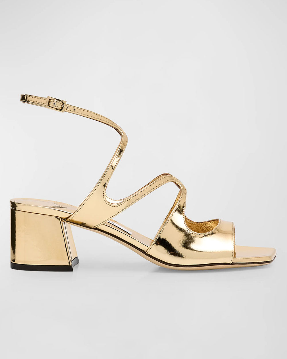Azilia Strappy Metallic Sandal in Gold