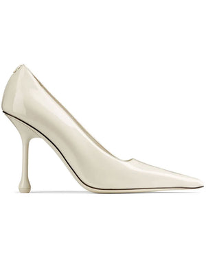 Ixia Patent Leather Pump in Latte