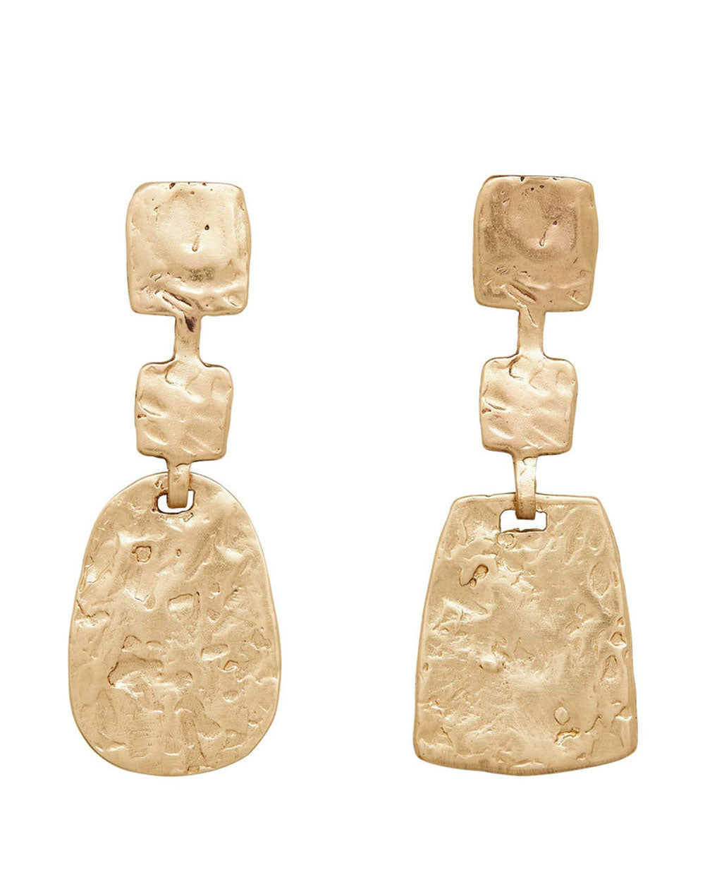 Bronze Artifact Doorknocker Earrings