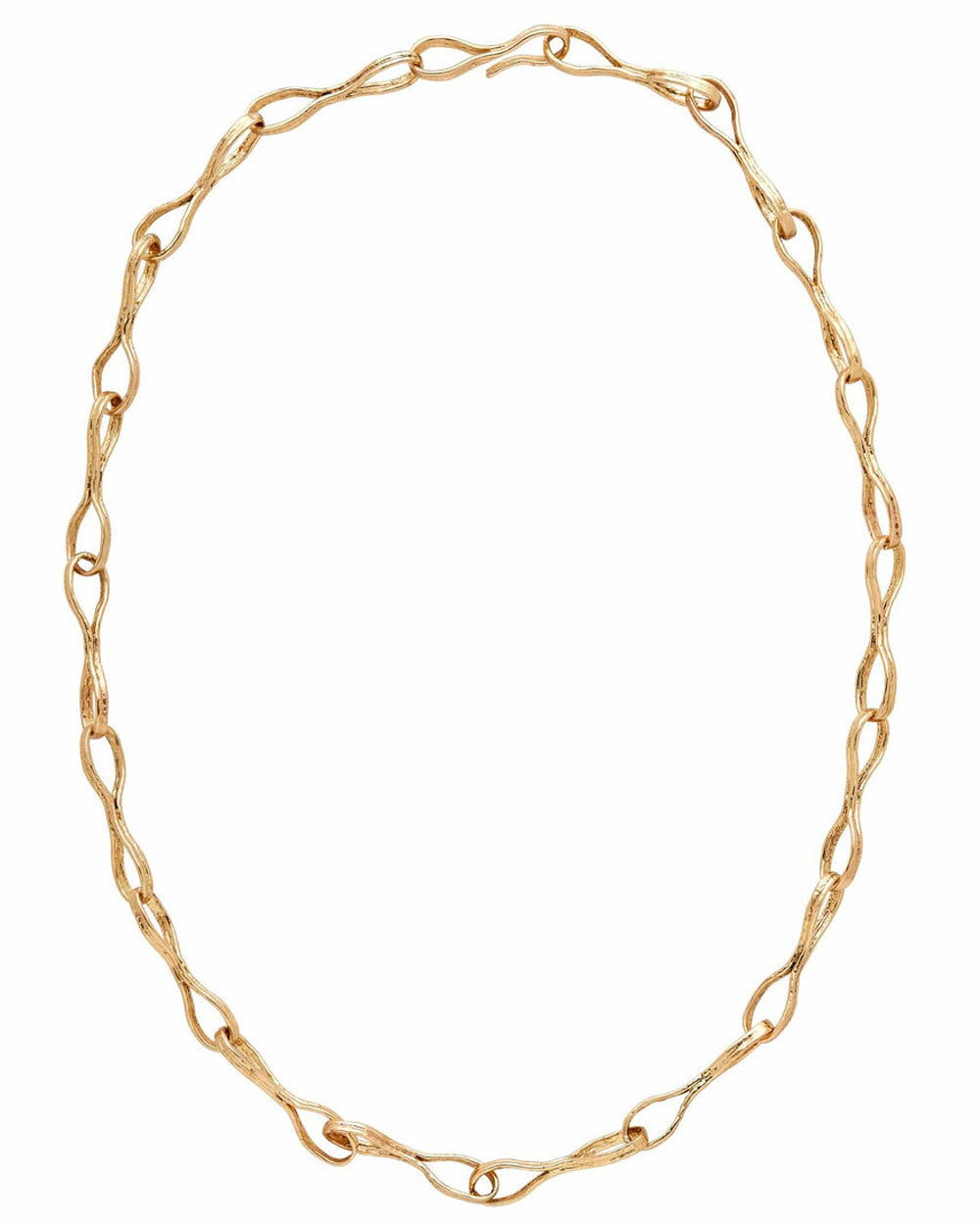 Bronze Ribbon Chain Necklace