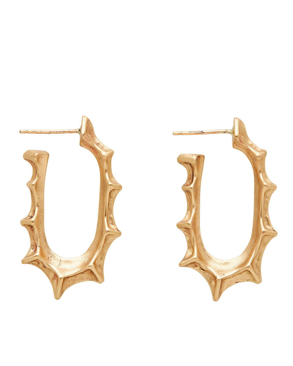 Norse Bronze Hoop Earrings