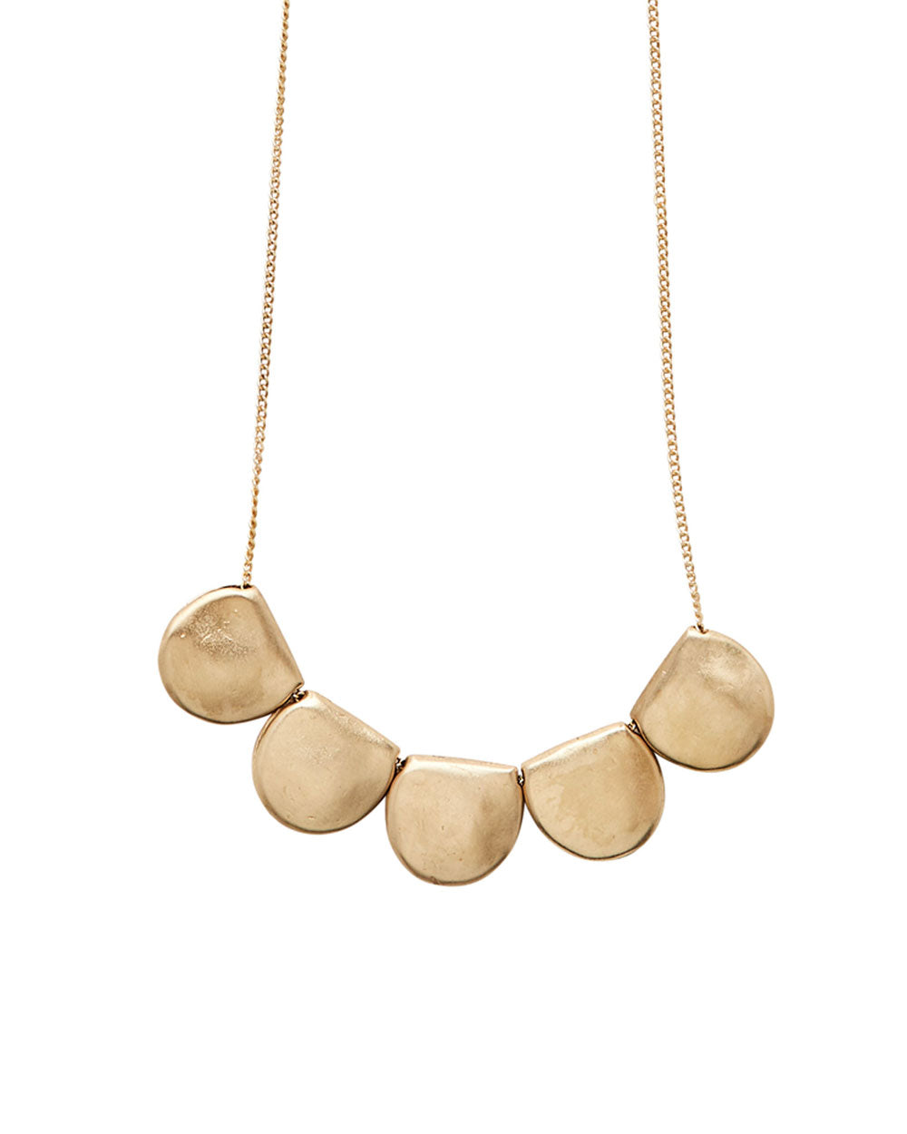 Pockette Multi Charm Bronze Necklace