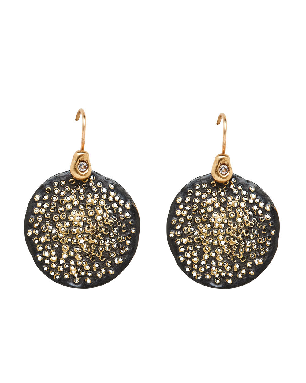 Pollen Black Bronze Earrings