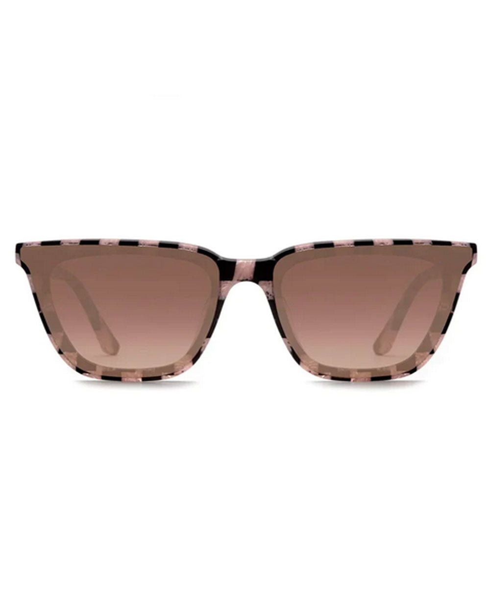 Bowery Nylon Sunglasses in Harlequin Mirrored