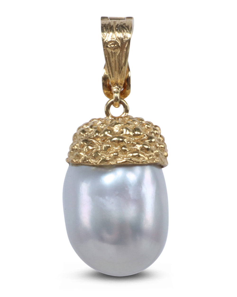 Pearl Acorn Pendant