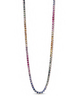Multicolored Sapphire Necklace