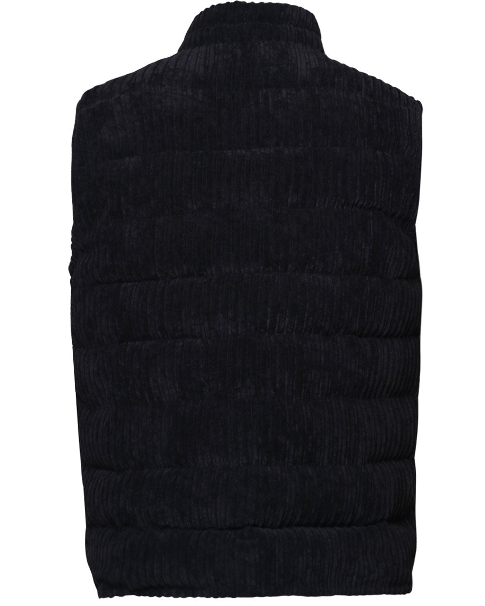 Black Corduroy Puffer Vest