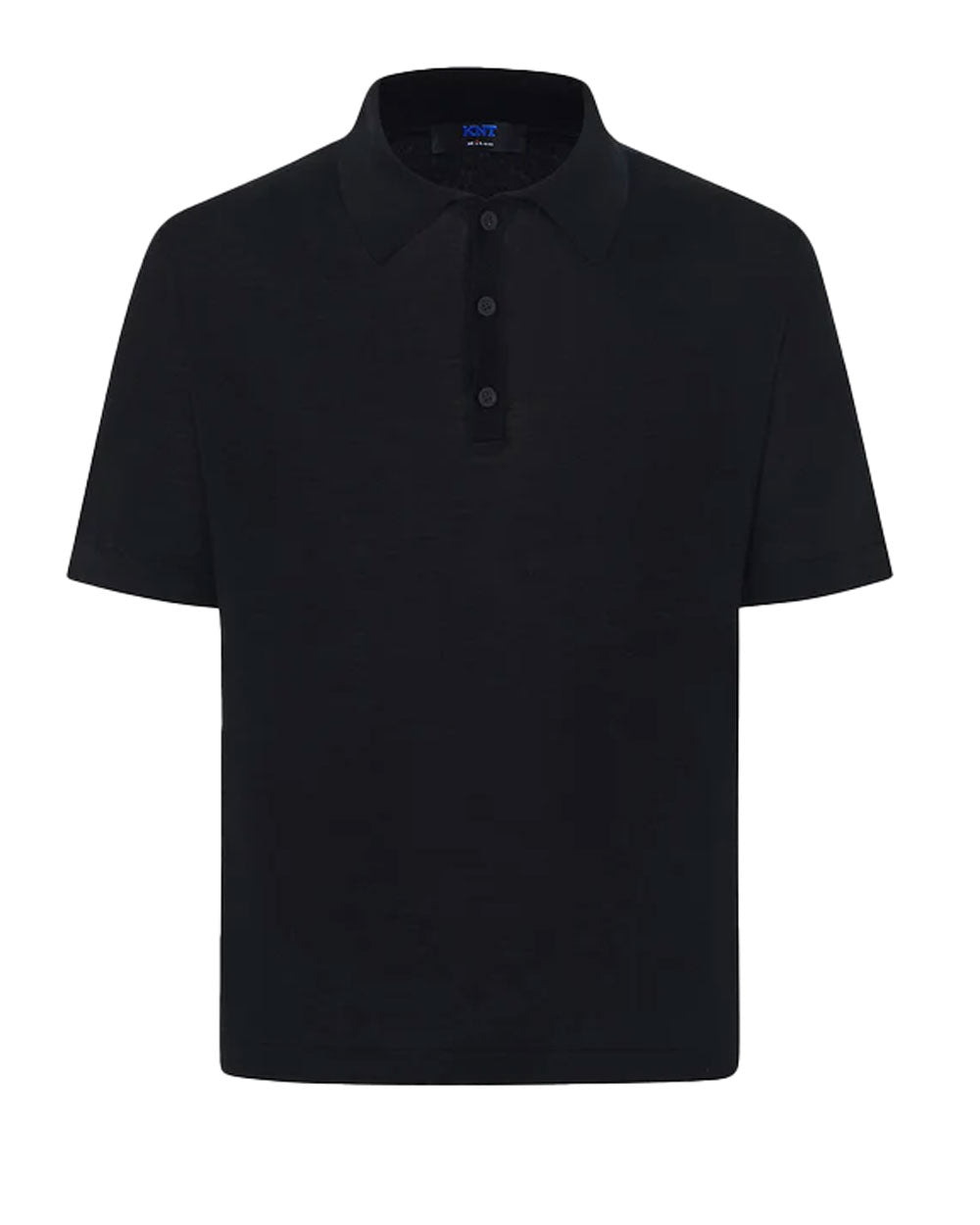 Black Short Sleeve Polo