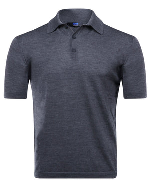 Dark Grey Short Sleeve Polo