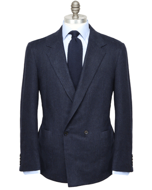 Navy Pinstripe Double Breasted Sportcoat