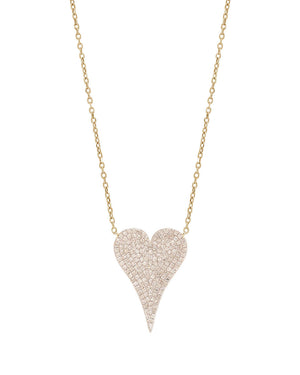 Diamond Heart Pendant Necklace