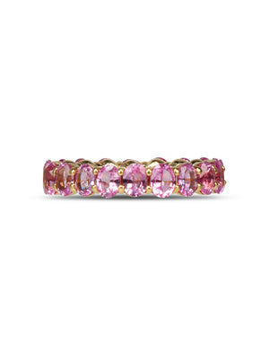 Pink Sapphire Eternity Ring